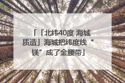 「北纬40度 海城质造」海城把纬度线“镁”成了金腰带