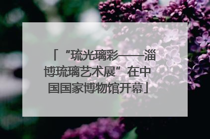 “琉光璃彩——淄博琉璃艺术展”在中国国家博物馆开幕
