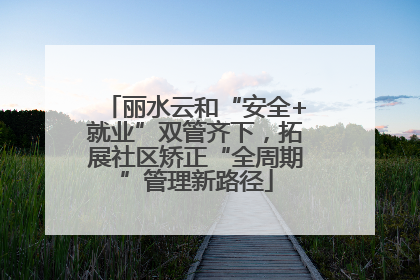丽水云和“安全+就业”双管齐下，拓展社区矫正“全周期”管理新路径