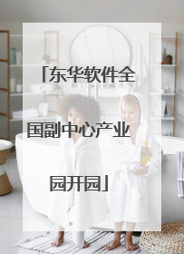 东华软件全国副中心产业园开园