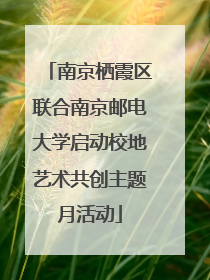南京栖霞区联合南京邮电大学启动校地艺术共创主题月活动