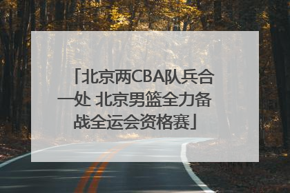 北京两CBA队兵合一处 北京男篮全力备战全运会资格赛