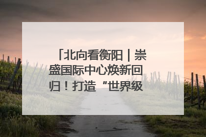 北向看衡阳｜崇盛国际中心焕新回归！打造“世界级美食主题公园”