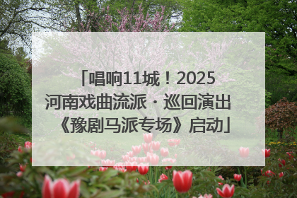 唱响11城！2025河南戏曲流派・巡回演出《豫剧马派专场》启动