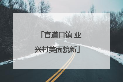 官道口镇 业兴村美面貌新
