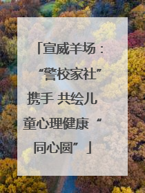 宣威羊场：“警校家社”携手 共绘儿童心理健康“同心圆”