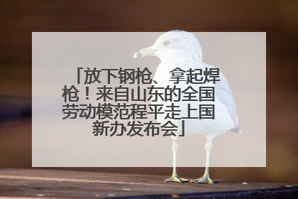 放下钢枪、拿起焊枪！来自山东的全国劳动模范程平走上国新办发布会