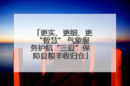 更实、更细、更“智慧” 气象服务护航“三夏”保障夏粮丰收归仓