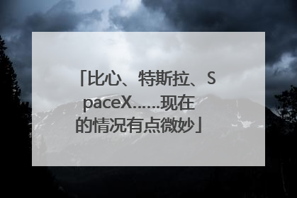 比心、特斯拉、SpaceX……现在的情况有点微妙