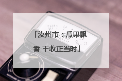 汝州市：瓜果飘香 丰收正当时
