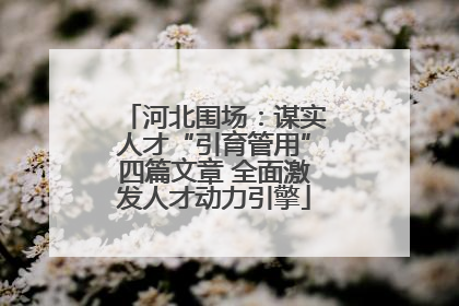 河北围场：谋实人才“引育管用”四篇文章 全面激发人才动力引擎