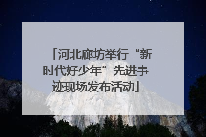 河北廊坊举行“新时代好少年”先进事迹现场发布活动