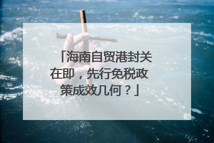 海南自贸港封关在即，先行免税政策成效几何？