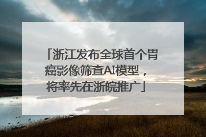 浙江发布全球首个胃癌影像筛查AI模型，将率先在浙皖推广