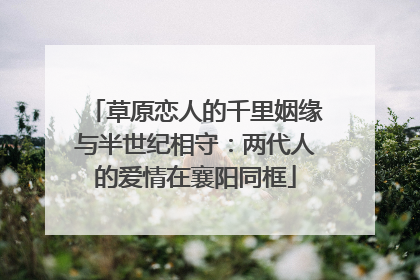 草原恋人的千里姻缘与半世纪相守：两代人的爱情在襄阳同框