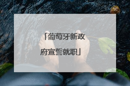 葡萄牙新政府宣誓就职
