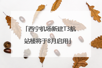 西宁机场新建T3航站楼将于8月启用