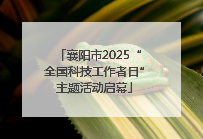 襄阳市2025“全国科技工作者日”主题活动启幕