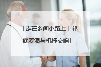 走在乡间小路上丨祁底麦浪与机杼交响