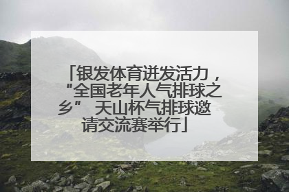 银发体育迸发活力，“全国老年人气排球之乡” 天山杯气排球邀请交流赛举行