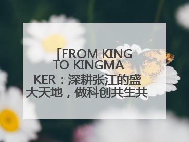 FROM KING TO KINGMAKER：深耕张江的盛大天地，做科创共生共荣体系的践行者